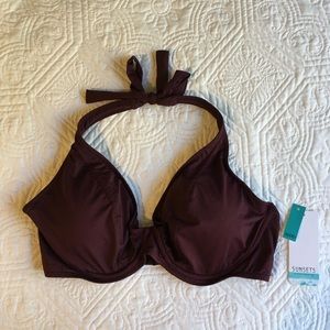 SALE! - SUNSETS California Purple Bikini Top